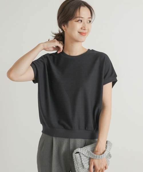 URBAN RESEARCH DOORS(アーバンリサーチドアーズ)の「ジャガードフレンチプルオーバー(Tシャツ/カットソー・レディース・ネイビー/オフホワイト/カーキ・MEDIUM)」の22枚目の写真