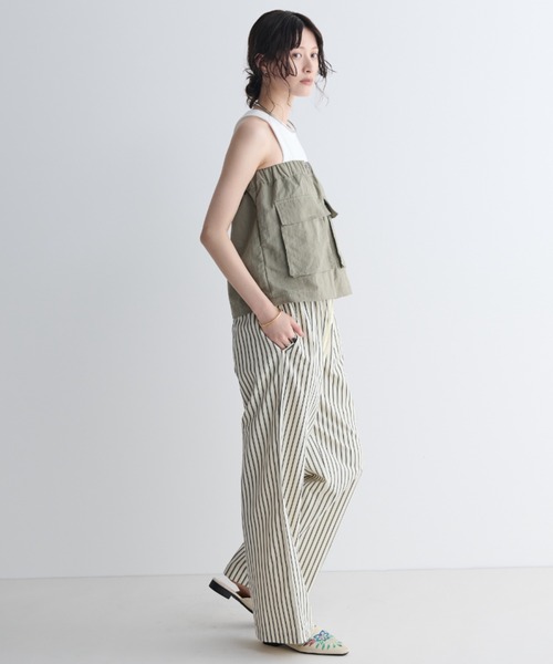 MERLOT（メルロー）の「ナイロンマルチwayダブルジップビスチェ/スカート（スカート・レディース・ブラック/カーキ・FREE）」の15枚目の写真