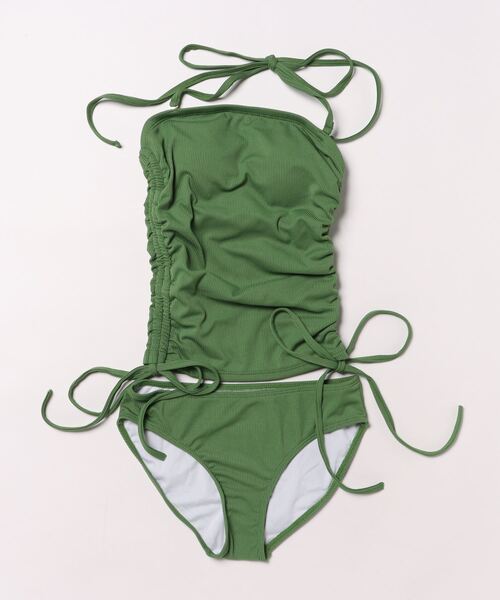 Cider◆スクエアネック シャーリング ビキニ【送料込み】 Cider Swimwear Shop - Cider