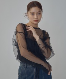 bita. | 配色パイピングシアートップス(Tシャツ/カットソー)