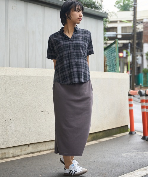 Arnold Palmer（アーノルドパーマー）の「リブ ナロースカート（スカート・レディース・ブラック/チャコールグレー/ベージュ・S/M/L）」の14枚目の写真