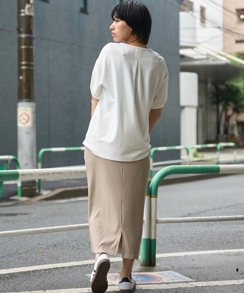 Arnold Palmer（アーノルドパーマー）の「リブ ナロースカート（スカート・レディース・ブラック/チャコールグレー/ベージュ・S/M/L）」の19枚目の写真