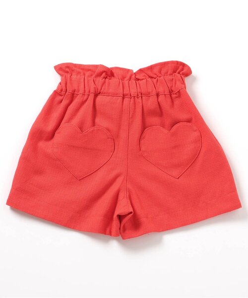 apres les cours(アプレレクール)の「ハートポケットショートきゅんパンツ(その他パンツ・キッズ・その他3/ドット/インディゴブルー/レッド・90/100/110/120/80/130/140)」の6枚目の写真