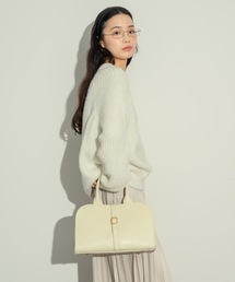 【美品】NEUNA ベルテッドボストンバッグ ブラック NEUNA ボストンバッグ ベルテッドボストンバッグ レディース
