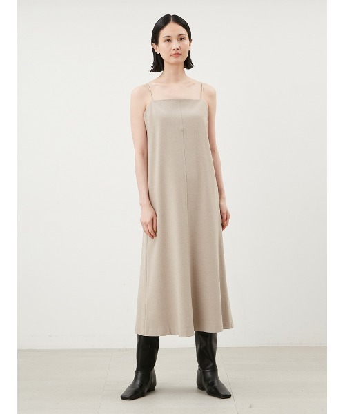 今季新品　Mila Owen キャミワンピース ベージュ Mila Owen（ミラオーウェン）の「キャミワンピース（ワンピース