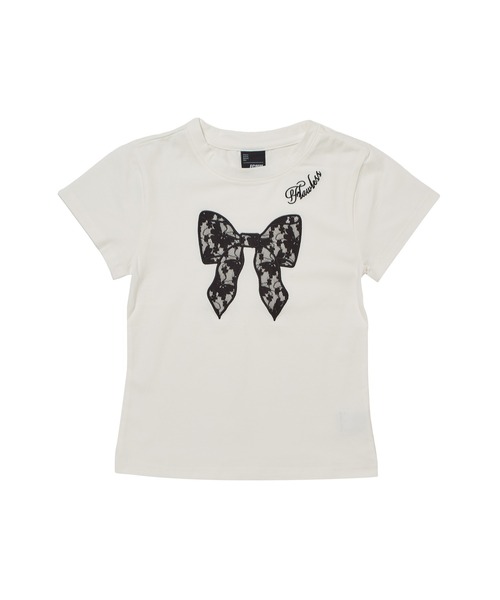 FCMM(エフシーエムエム)の「【日本限定】LACE RIBBON CROP TEE/レースリボンクロップT(Tシャツ/カットソー・レディース・ホワイト/ブラック/グレー・MEDIUM/SMALL)」の10枚目の写真