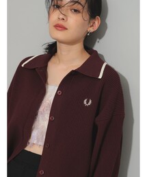 Ray BEAMS | FRED PERRY / 別注 Tipped Collar Cardigan(カーディガン/ボレロ)