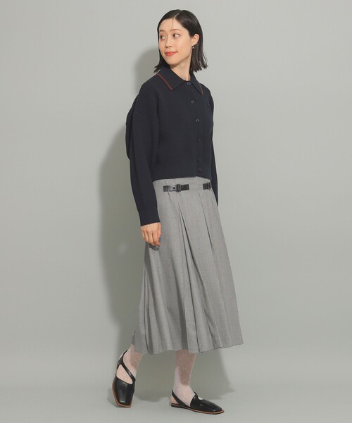 Ray BEAMS(レイビームス)の「FRED PERRY / 別注 Tipped Collar Cardigan(カーディガン/ボレロ・レディース・ネイビー/ホワイト系その他/レッド系その他・ONE SIZE)」の15枚目の写真