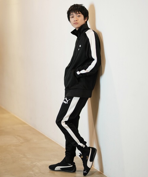 PUMA(プーマ)の「PUMA/プーマ PUMA ICONIC T7 トラックパンツ PT 国内規格サイズ セットアップ対応 531390(その他パンツ・メンズ・ブラック・S/M/L/XL)」の8枚目の写真