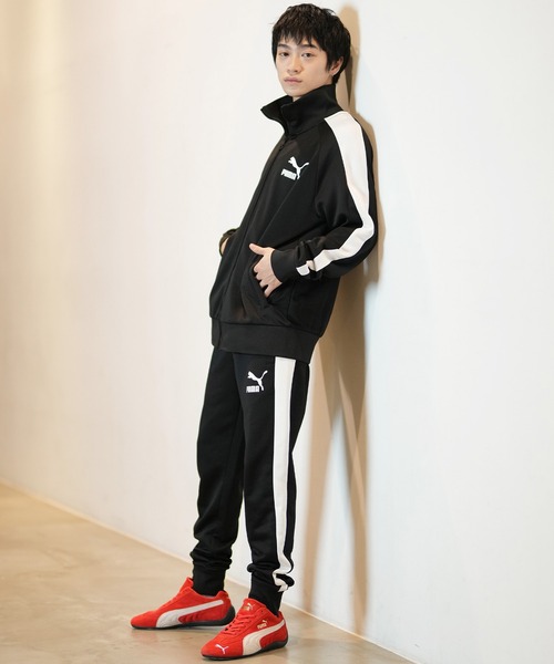 PUMA(プーマ)の「PUMA/プーマ PUMA ICONIC T7 トラックパンツ PT 国内規格サイズ セットアップ対応 531390(その他パンツ・メンズ・ブラック・S/M/L/XL)」の6枚目の写真