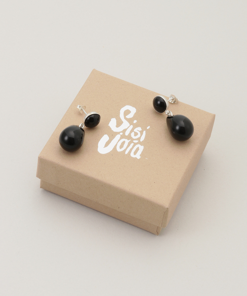 Sisi Joia(シシジョイア)の「【SISI JOIA/シシジョイア】DANIELLE EARRINGS:ピアス(両耳)(ピアス(両耳用)・レディース・ブラック・FREE)」の6枚目の写真
