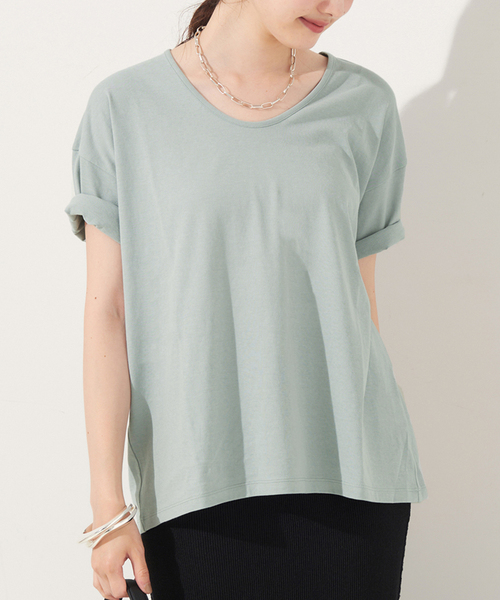 plage（プラージュ）の「twist jersey Tシャツ（Tシャツ/カットソー