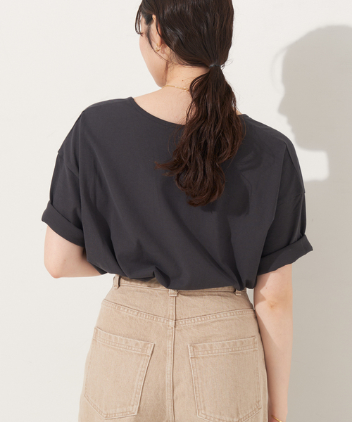 plage（プラージュ）の「twist jersey Tシャツ（Tシャツ/カットソー