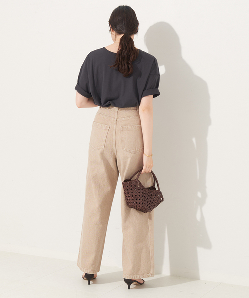 plage（プラージュ）の「twist jersey Tシャツ（Tシャツ/カットソー