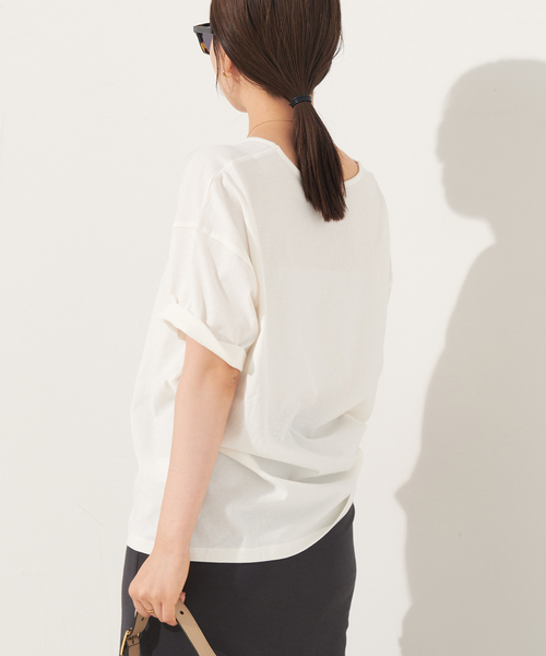 plage（プラージュ）の「twist jersey Tシャツ（Tシャツ/カットソー