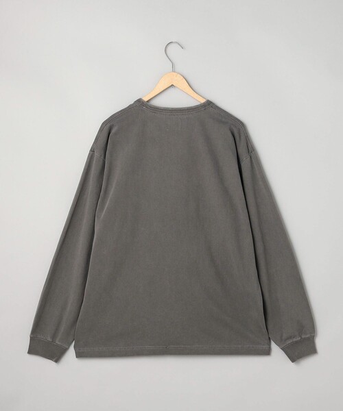 coen(コーエン)の「ピグメントヘンリーネックロングTシャツ(Tシャツ/カットソー・メンズ・ダークグレー/ナチュラル・M/L/XL)」の12枚目の写真