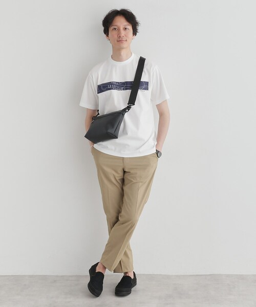 TAKEO KIKUCHI(タケオキクチ)の「【撥水】ライトウェイト ミニショルダーバッグ(ショルダーバッグ・メンズ・ブラック/ネイビー/ブラック系・00)」の19枚目の写真