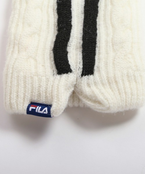 FILA GOLF】ニットレッグウォーマー フリース裏地付き（ネック