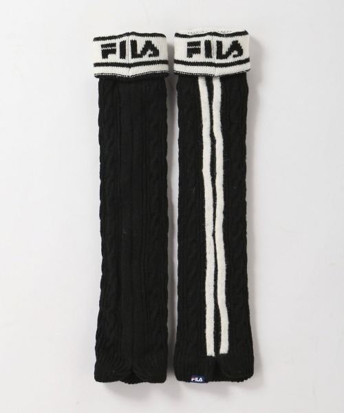 FILA GOLF】ニットレッグウォーマー フリース裏地付き（ネック