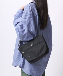 Lee | Lee/リー ロゴ ワンポイント刺繍 撥水 フラップ ショルダーバッグ/レディース メンズ(ショルダーバッグ)