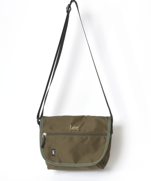Lee(リー)の「Lee/リー ロゴ ワンポイント刺繍 撥水 フラップ ショルダーバッグ/レディース メンズ(ショルダーバッグ・レディース・グレー/ブラック/カーキ/ベージュ・FREE)」の8枚目の写真