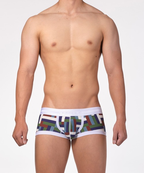 TOOT（トゥート）の「BOXER/Multi Block Boxer（ボクサーパンツ・メンズ・オレンジ/ネイビー/ホワイト・SMALL/MEDIUM/LARGE/X-LARGE）」の5枚目の写真