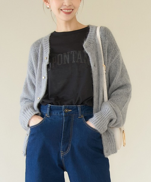 ROPE' PICNIC(ロペピクニック)の「ロゴシアーロングTシャツ(Tシャツ/カットソー・レディース・ブラック/ブラック系その他/ベージュ/ホワイト/ホワイト系その他/ベージュ系その他・38)」の17枚目の写真