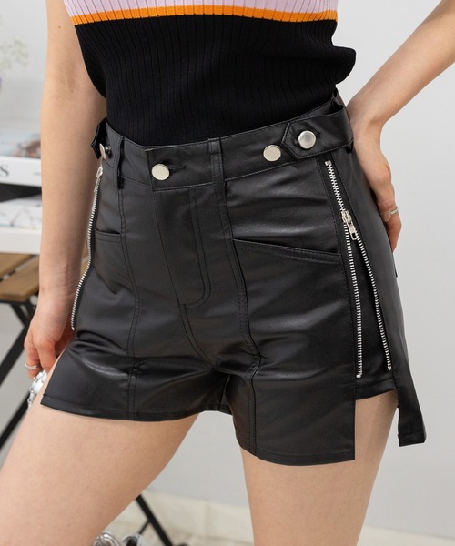 セール】W ボタン サイドZIP ショートパンツ（その他パンツ）｜pumpkin  