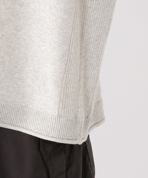 studio CLIP（スタディオクリップ）の「12ゲージロゴプリントニットTシャツ（Tシャツ/カットソー・レディース・アイボリー/ライトグレー/スモーク・FREE）」の15枚目の写真