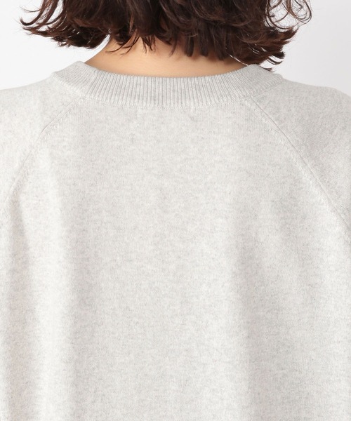 studio CLIP（スタディオクリップ）の「12ゲージロゴプリントニットTシャツ（Tシャツ/カットソー・レディース・アイボリー/ライトグレー/スモーク・FREE）」の16枚目の写真