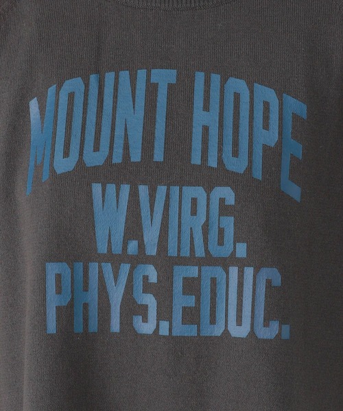 studio CLIP（スタディオクリップ）の「12ゲージロゴプリントニットTシャツ（Tシャツ/カットソー・レディース・アイボリー/ライトグレー/スモーク・FREE）」の18枚目の写真