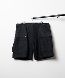 【W】【it】【HOUSTON / ヒューストン】 USMC HBT MONKEY SHORTS / ヘリンボーンツイルモンキーショーツ