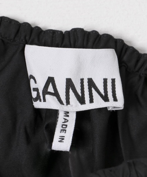 GANNI（ガニー）の「GANNI　Cotton Poplin Mini Dress（ワンピース・レディース・ブラック・36）」の2枚目の写真
