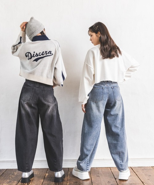 repipi armario（レピピ アルマリオ）の「ハーフZIPラインニットトップス（ニット/セーター・キッズ・アイボリー/ブルー/ブラック/グリーン・SMALL/MEDIUM/LARGE）」の10枚目の写真