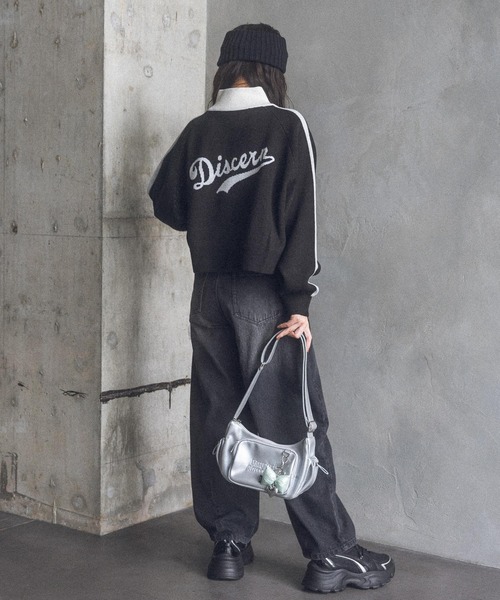 repipi armario（レピピ アルマリオ）の「ハーフZIPラインニットトップス（ニット/セーター・キッズ・アイボリー/ブルー/ブラック/グリーン・SMALL/MEDIUM/LARGE）」の14枚目の写真