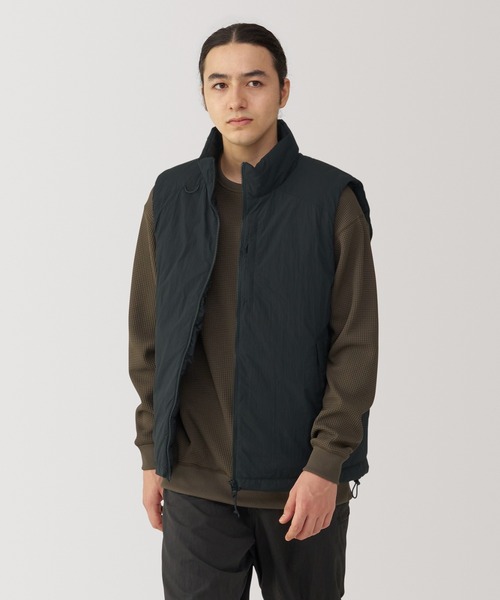 無印良品（ムジルシリョウヒン）の「〔MUJI WALKER〕紳士　撥水洗える中わたウォーキングベスト（ベスト・メンズ・グレー/ブラック/アイボリー・M/S/L/XL）」の19枚目の写真