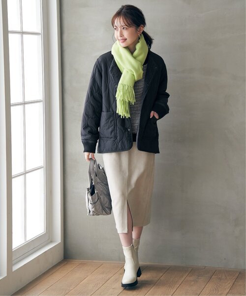 ikka(イッカ)の「カシミヤタッチカラーマフラー(マフラー・レディース・ピンク/ブラウン/ベージュ/ブラック/ブルー/クリアイエロー/グレー/オフホワイト・FREE)」の10枚目の写真