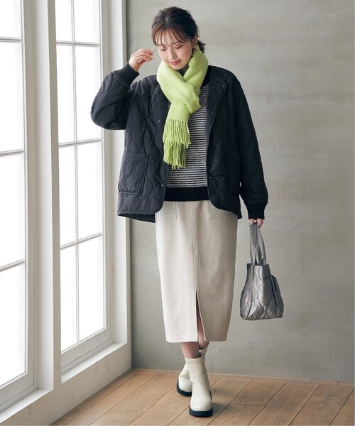 ikka(イッカ)の「カシミヤタッチカラーマフラー(マフラー・レディース・ピンク/ブラウン/ベージュ/ブラック/ブルー/クリアイエロー/グレー/オフホワイト・FREE)」の11枚目の写真