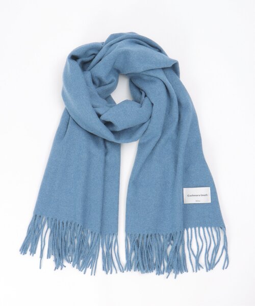 ikka(イッカ)の「カシミヤタッチカラーマフラー(マフラー・レディース・ピンク/ブラウン/ベージュ/ブラック/ブルー/クリアイエロー/グレー/オフホワイト・FREE)」の15枚目の写真