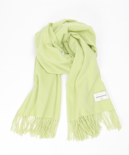 ikka(イッカ)の「カシミヤタッチカラーマフラー(マフラー・レディース・ピンク/ブラウン/ベージュ/ブラック/ブルー/クリアイエロー/グレー/オフホワイト・FREE)」の21枚目の写真