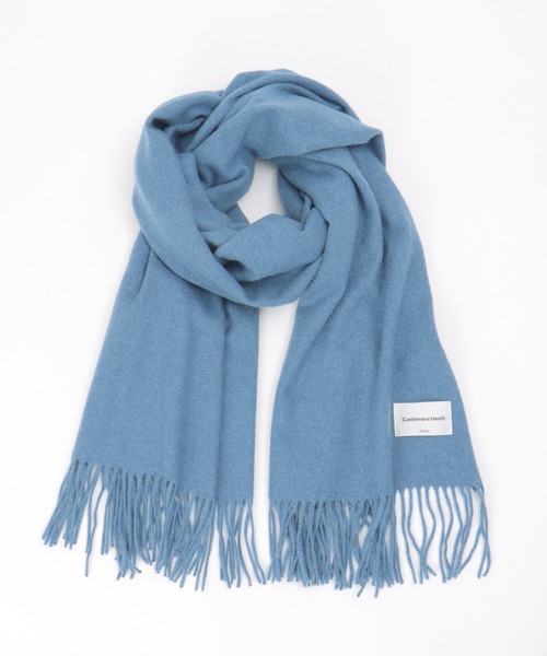 ikka(イッカ)の「カシミヤタッチカラーマフラー(マフラー・レディース・ピンク/ブラウン/ベージュ/ブラック/ブルー/クリアイエロー/グレー/オフホワイト・FREE)」の22枚目の写真