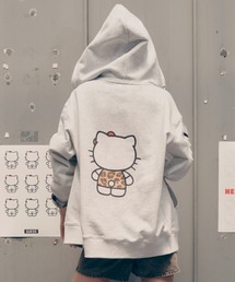 Guess | GUESS × HELLO KITTY UNI L/Slv Hooded Zip-Up Jacket パーカー ハローキティー コラボ(パーカー)