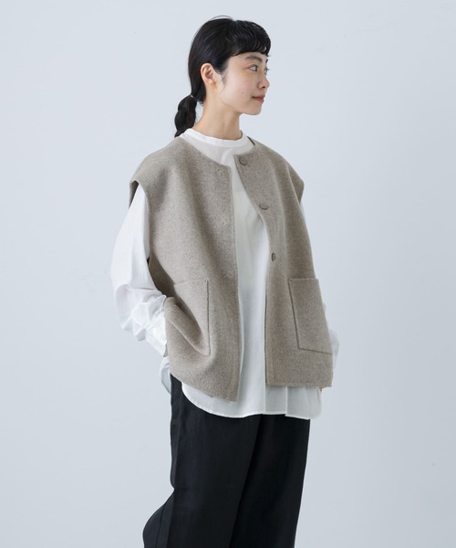 かぐれ（カグレ）の「ウールリバーベスト（ベスト）」 - WEAR