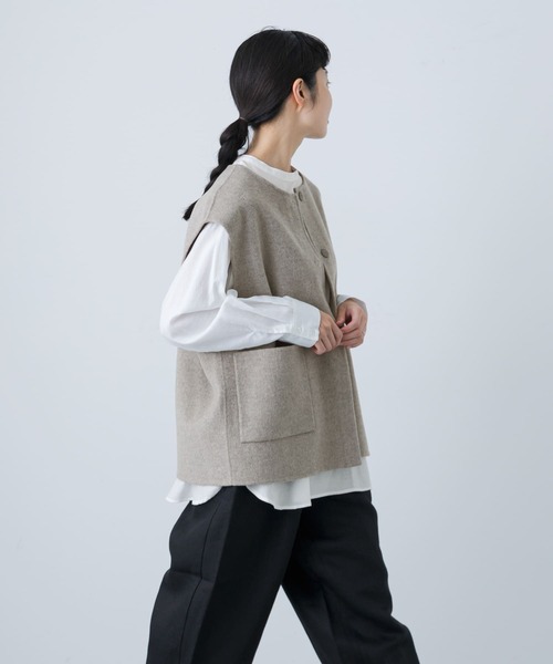 かぐれ（カグレ）の「ウールリバーベスト（ベスト）」 - WEAR