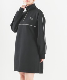 with CHANMOMO 黒 ハーフジップ ワンピース with CHANMOMO 黒 ハーフジップ ワンピース TIPTOP | 【Lサイズ