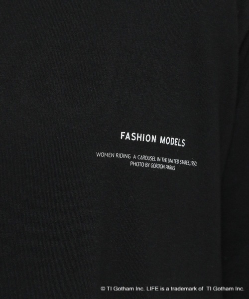 A part by(アパートバイ)の「【別注】LIFEフォトロンT(Tシャツ/カットソー・レディース・オフホワイト/ホワイト系その他5/ブラック・FREE)」の13枚目の写真