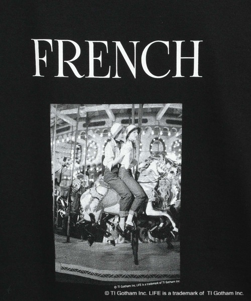 A part by(アパートバイ)の「【別注】LIFEフォトロンT(Tシャツ/カットソー・レディース・オフホワイト/ホワイト系その他5/ブラック・FREE)」の14枚目の写真