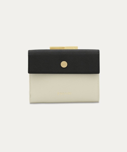 Leather Flap Mini wallet With A Clasp（財布）｜CULLNI（クルニ）の