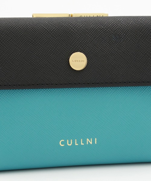 Leather Flap Mini wallet With A Clasp（財布）｜CULLNI