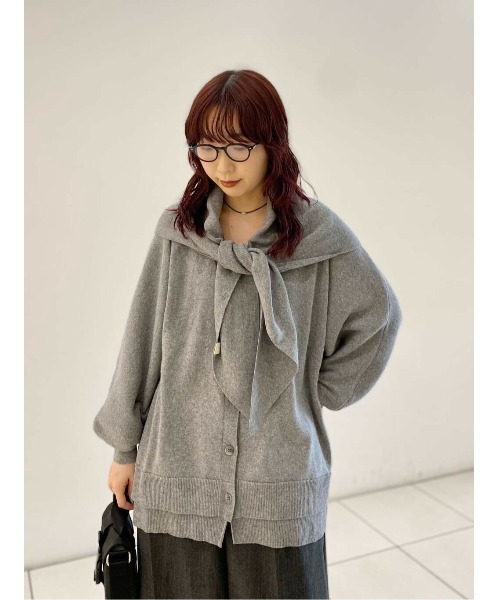 カーディガン stall knit cardigan レディース セール】stall knit cardigan（カーディガン/ボレロ）｜LAATO